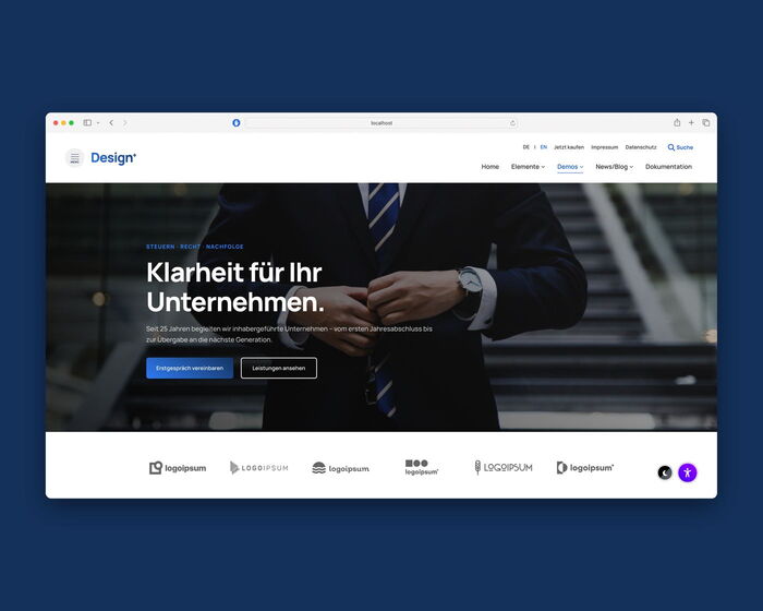 Contao Theme Demo „Business 01“