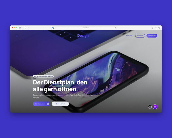 Contao Theme Demo „Business App“