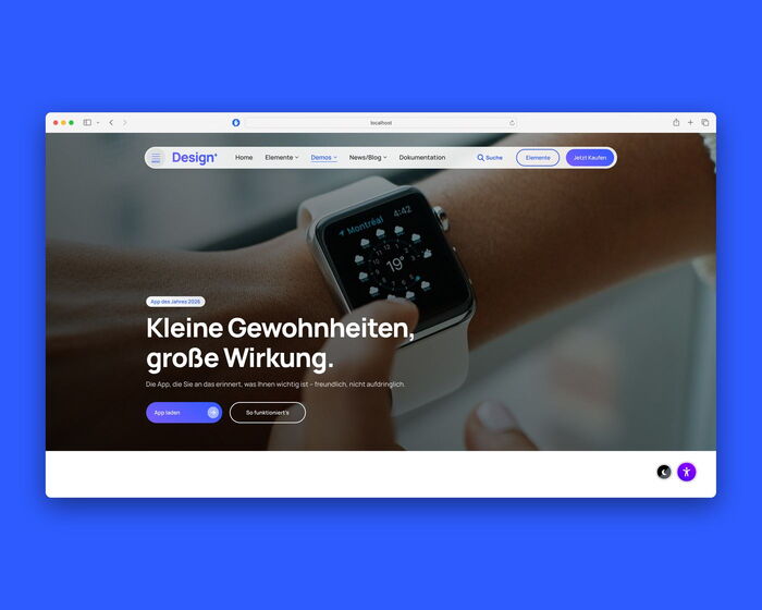 Contao Theme Demo „App Landingpage“