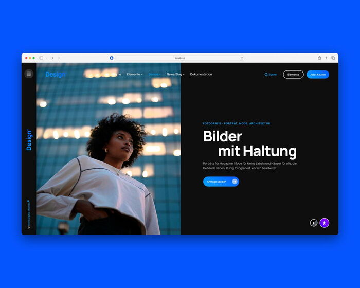 Contao Theme Demo „Fotografie“