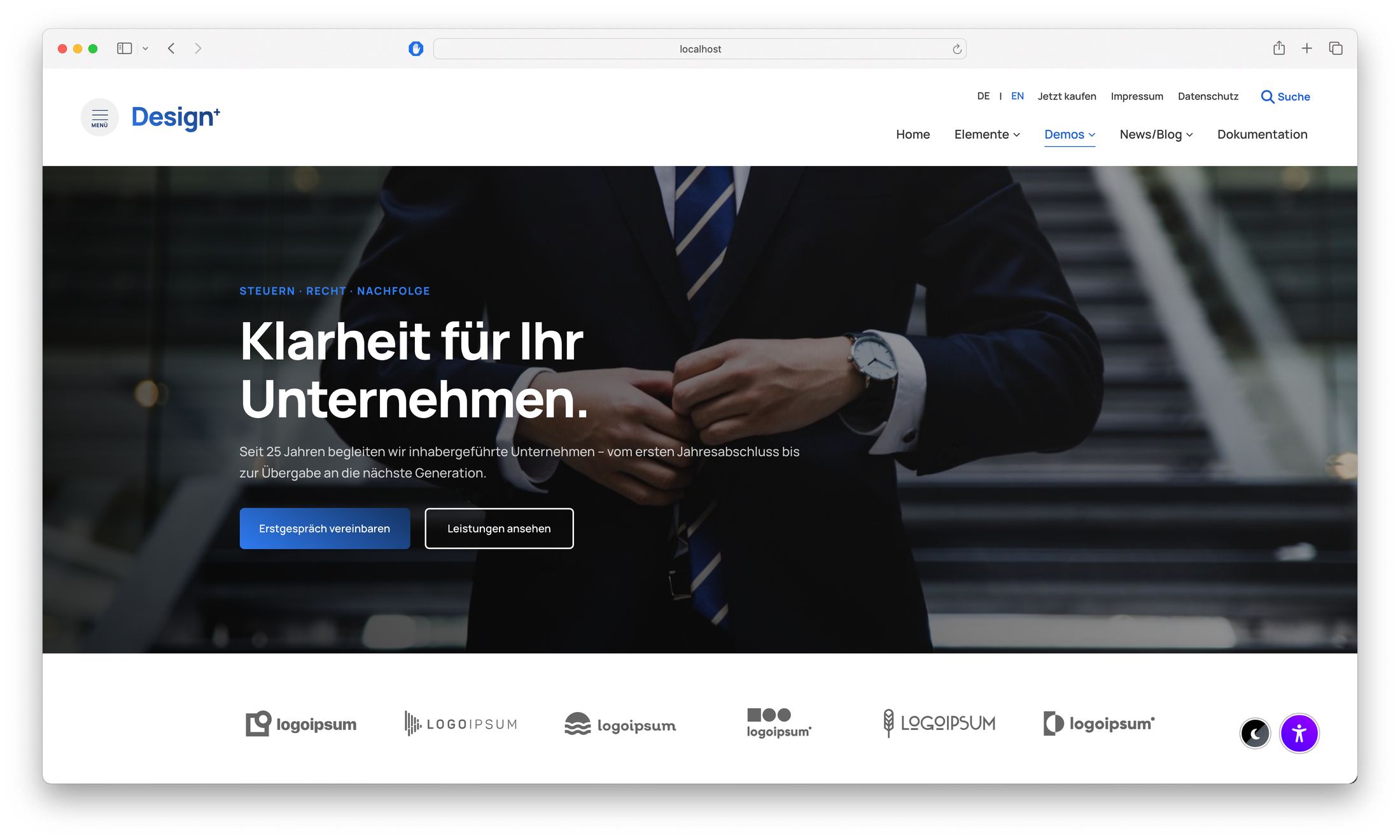 Contao Theme Demo „Business 01“