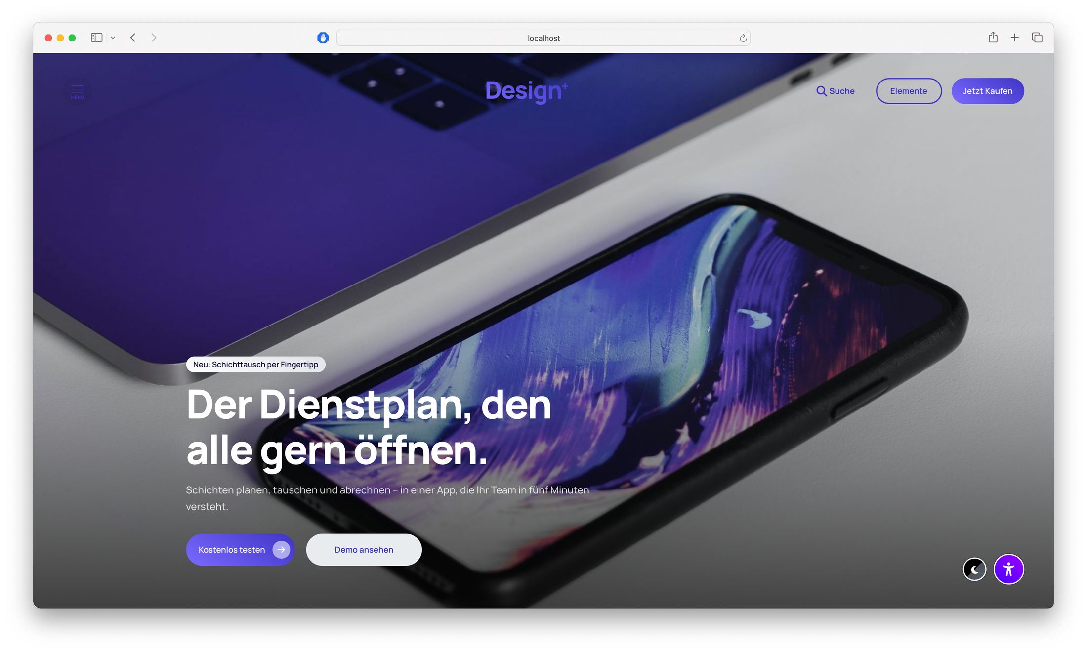 Contao Theme Demo „Business App“