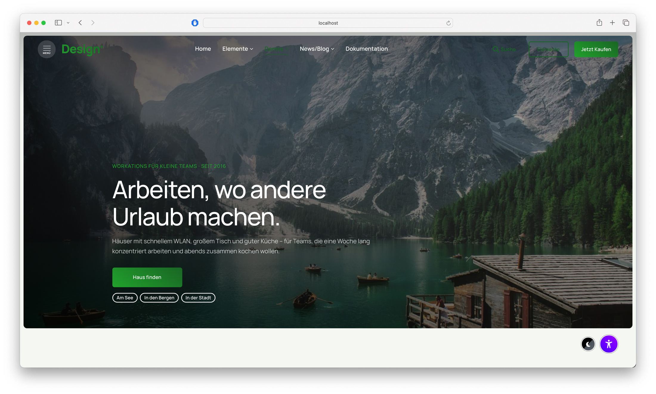 Contao Theme Demo „Travel 02“